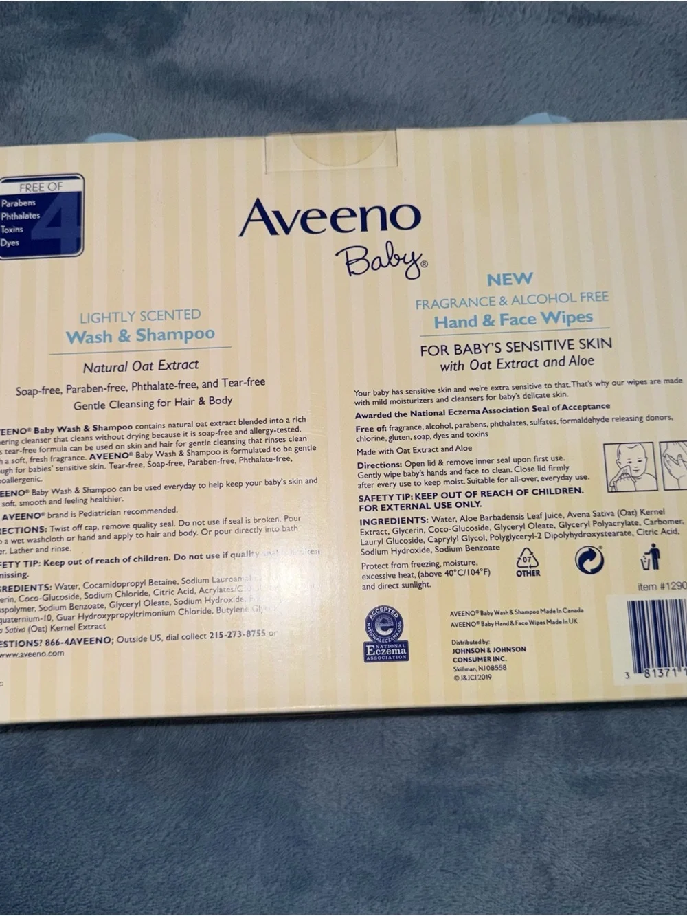 Daily Wash & Shampoo Twin Pack - Gentle Lightly Scented Yellow